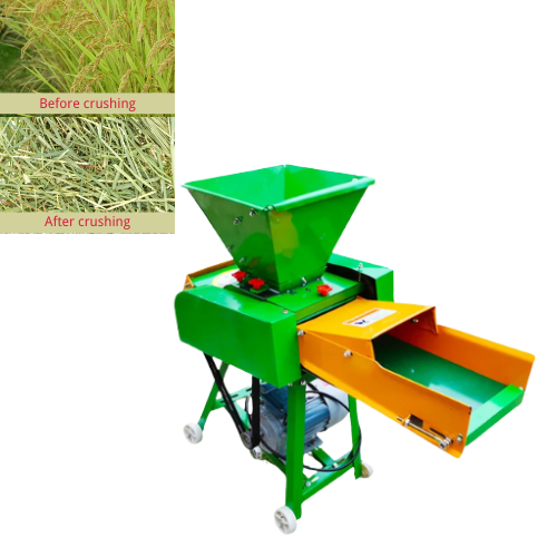 Rice Straw Cutter – Chopping into Cubes